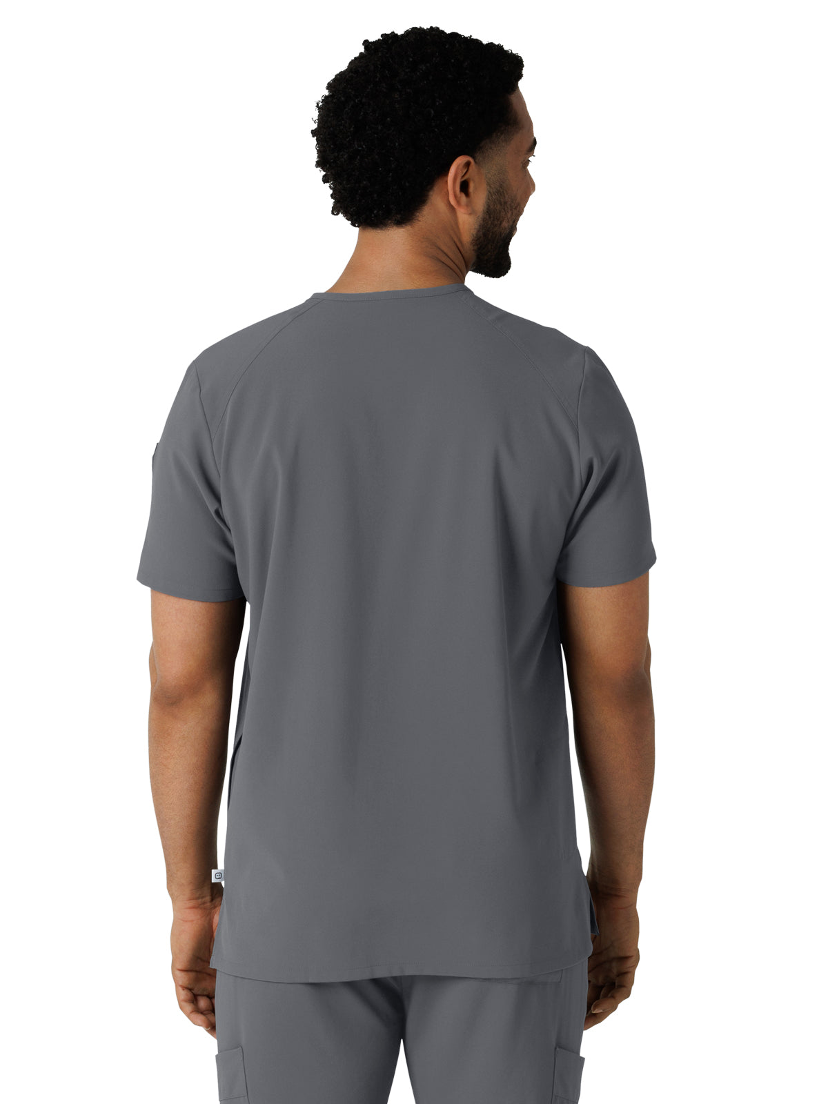 Men's V-Neck 5-Pocket Scrub Top