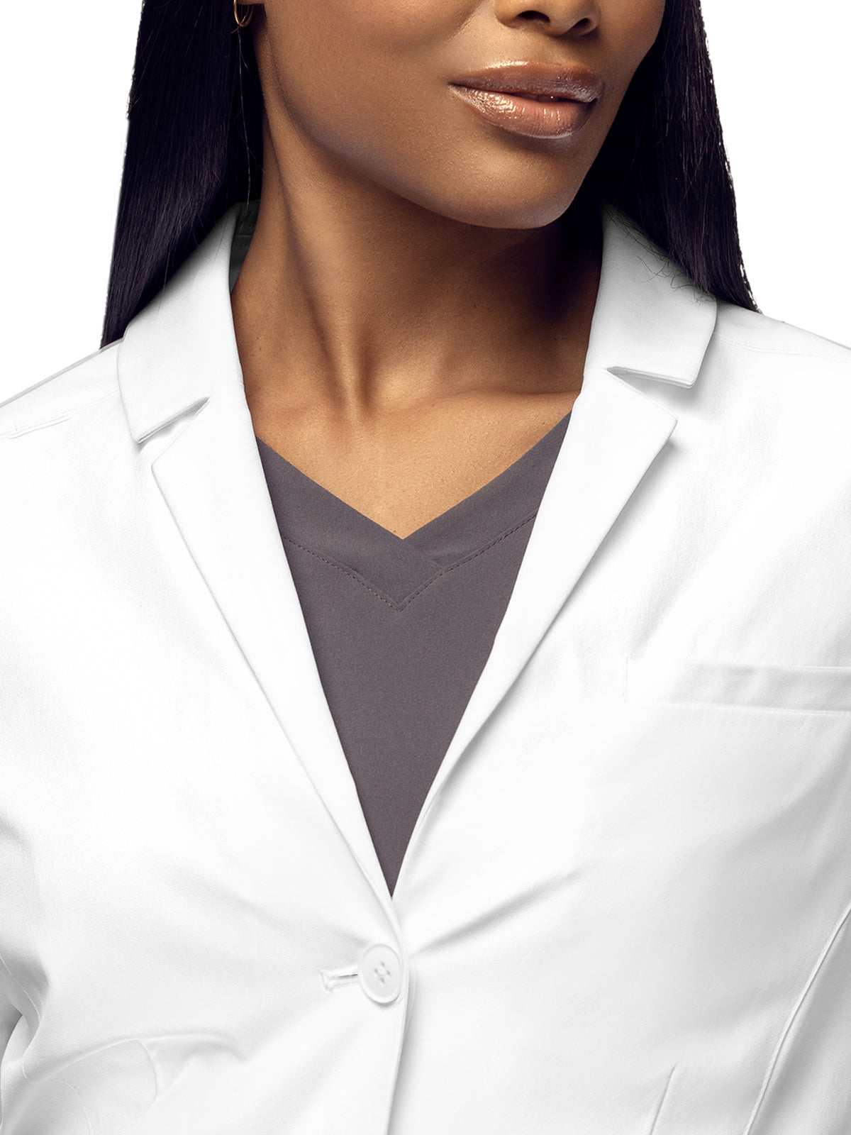 Women's Seven-Pocket 38" Full-Length Lab Coat