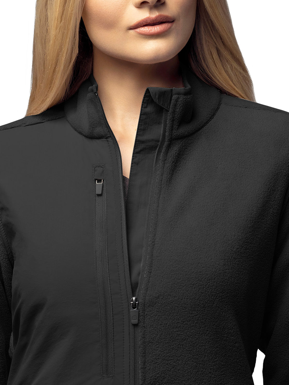 Women's Seven-Pocket Micro Fleece Zip Jacket