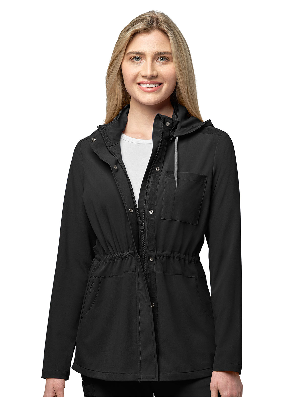 Women's Five-Pocket Convertible Hood Jacket