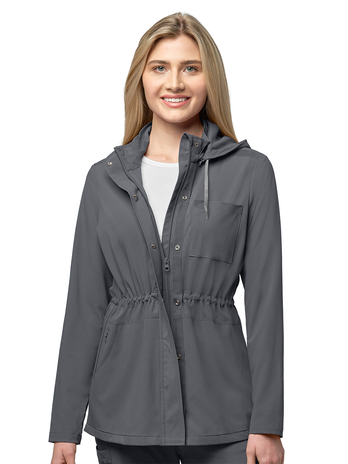 Women's Five-Pocket Convertible Hood Jacket