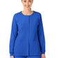 Women's Two-Pocket Crew Neck Scrub Jacket