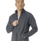 Men's Fleece Full Zip Scrub Jacket