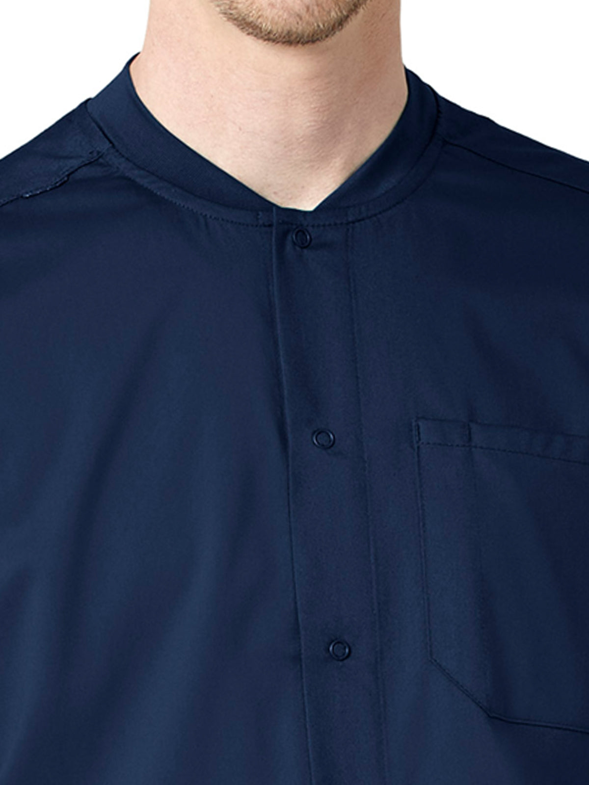 Men's Six-Pocket Snap-Front Warm-Up Jacket