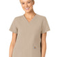 Women's Five-Pocket Modern Fit V-Neck Top