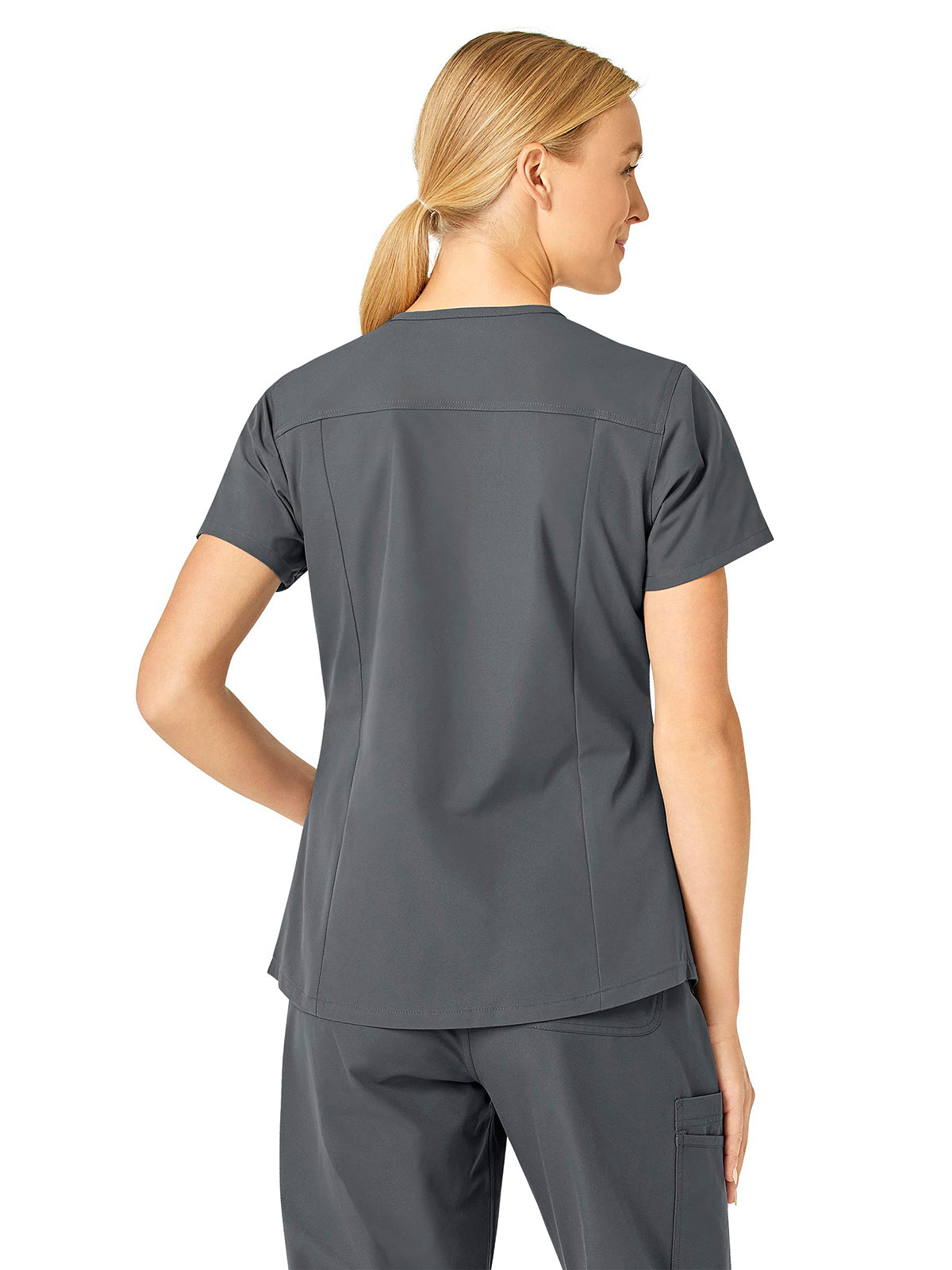 Women's Five-Pocket Modern Fit V-Neck Top