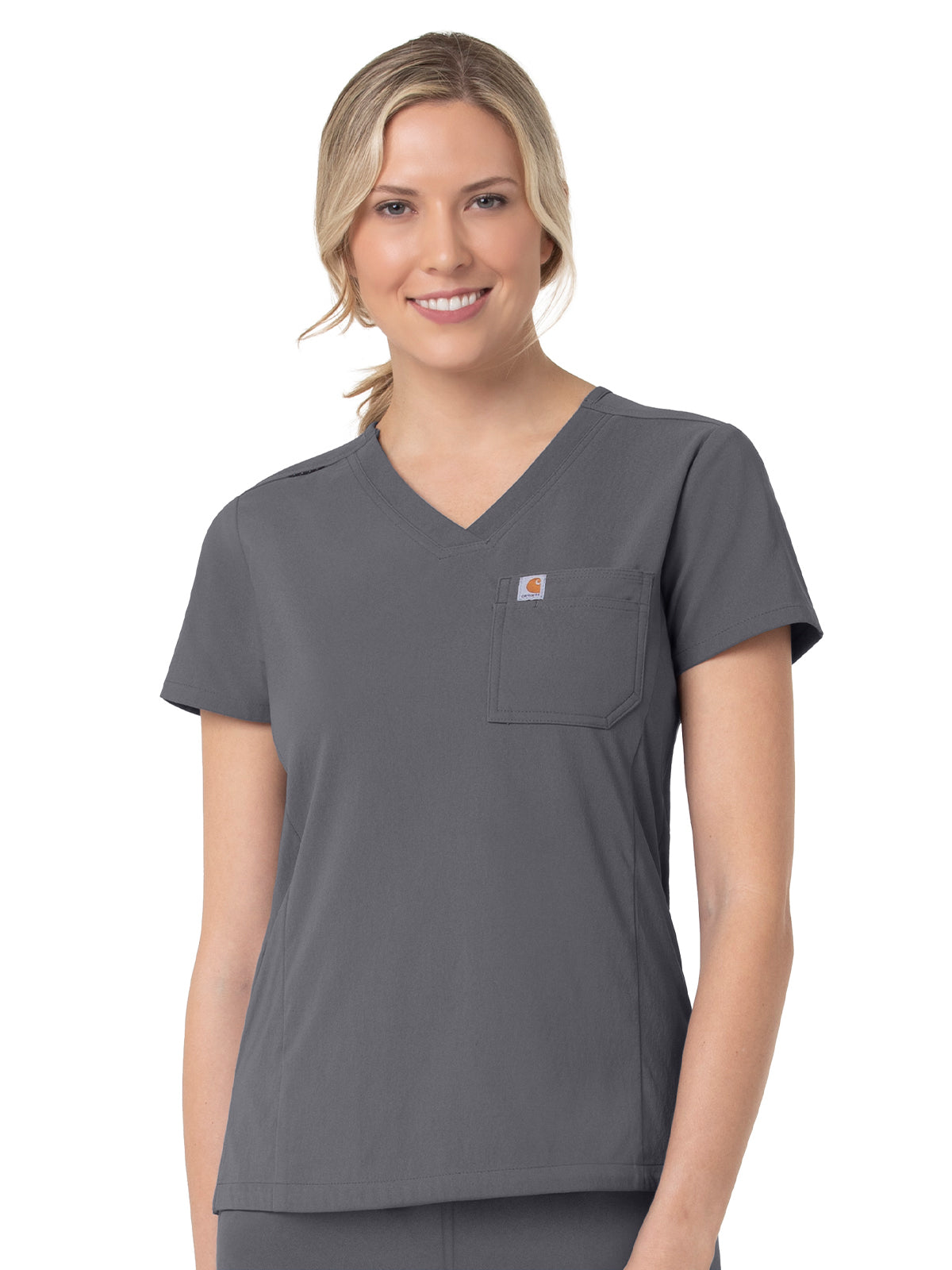 Women's Two-Pocket V-Neck Top