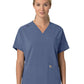 Women's Four-Pocket Oversized V-Neck Scrub Top