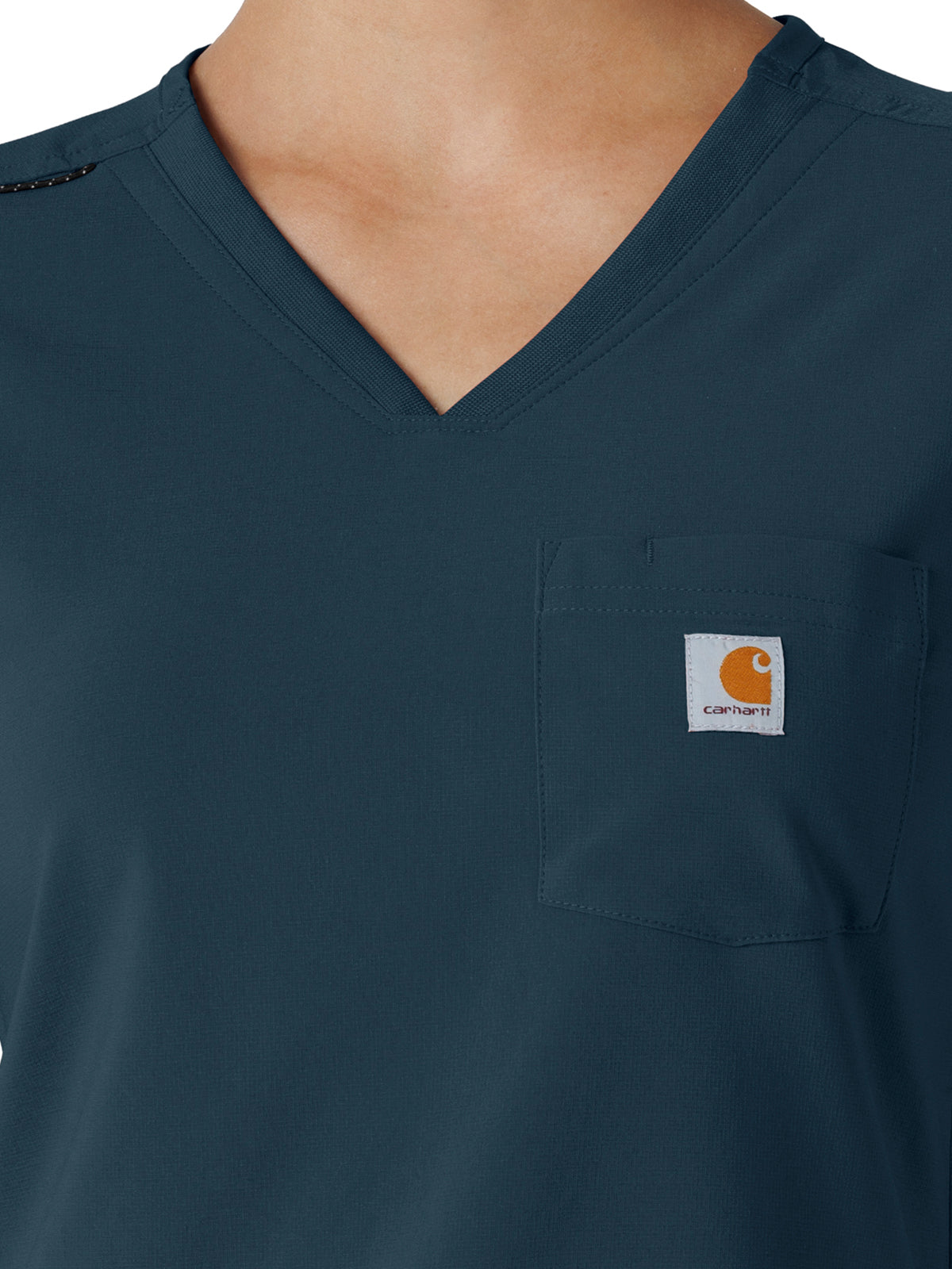 Women's One-Pocket Tuck-In Scrub Top