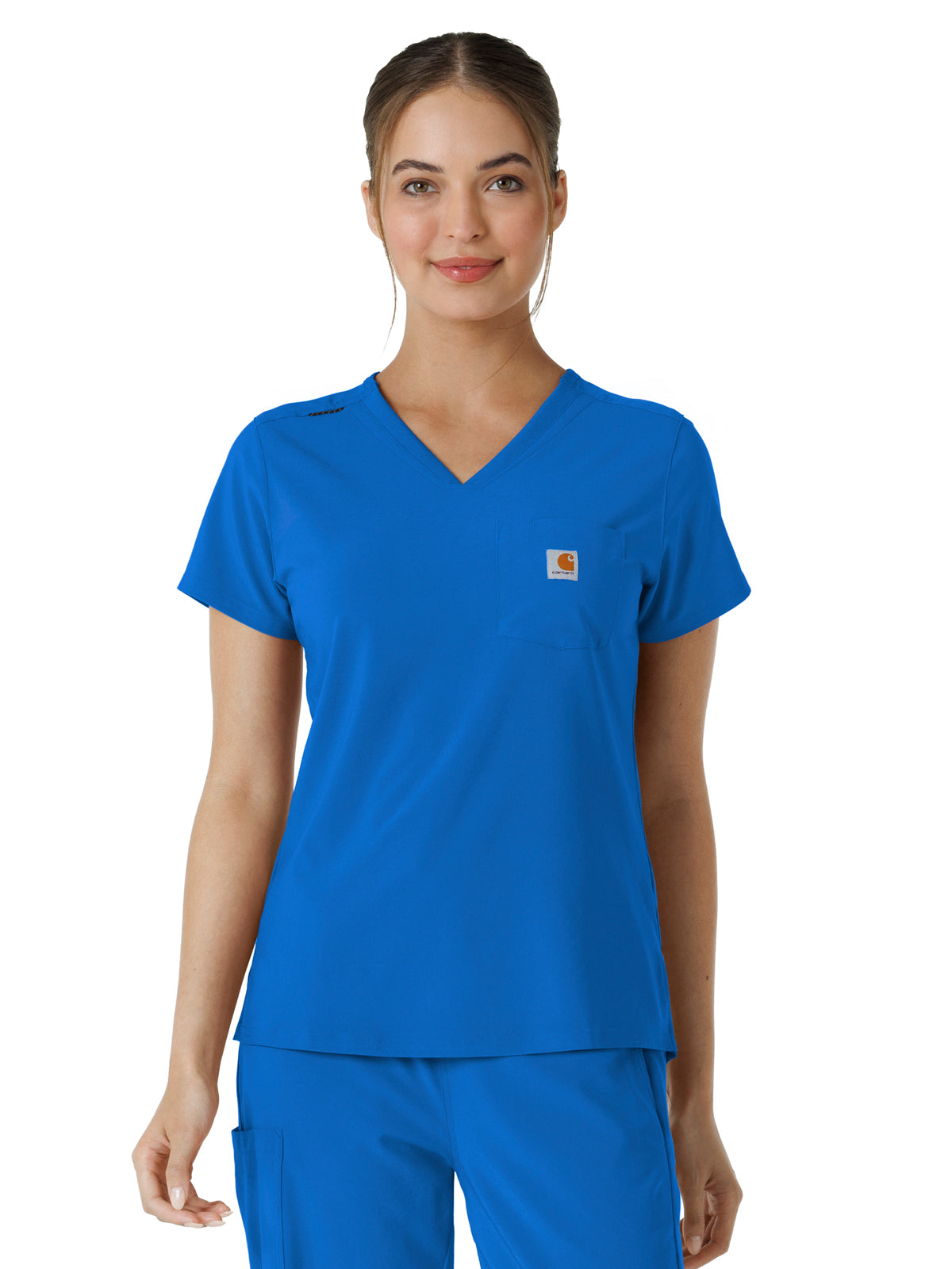 Women's One-Pocket Tuck-In Scrub Top