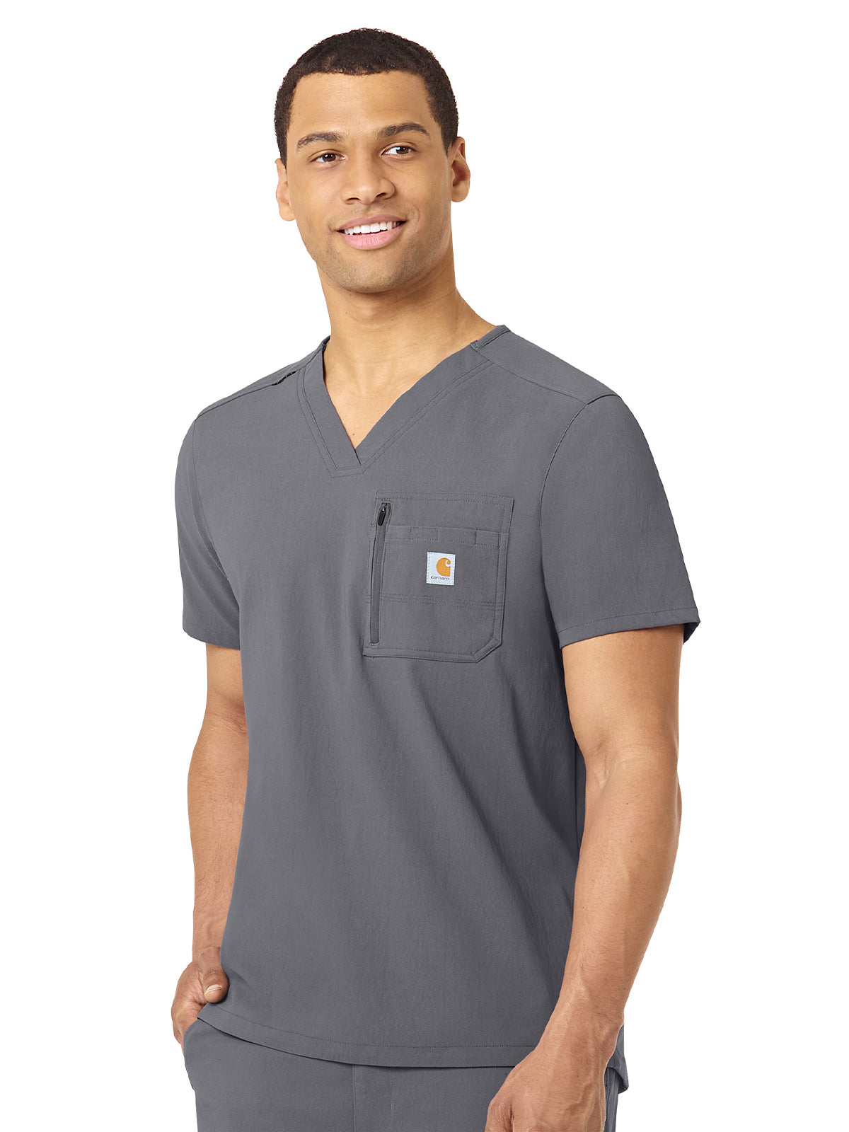 Men's Two-Pocket Modern Fit Tuck-In V-Neck Top