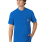 Men's Three-Pocket Henley Scrub Top