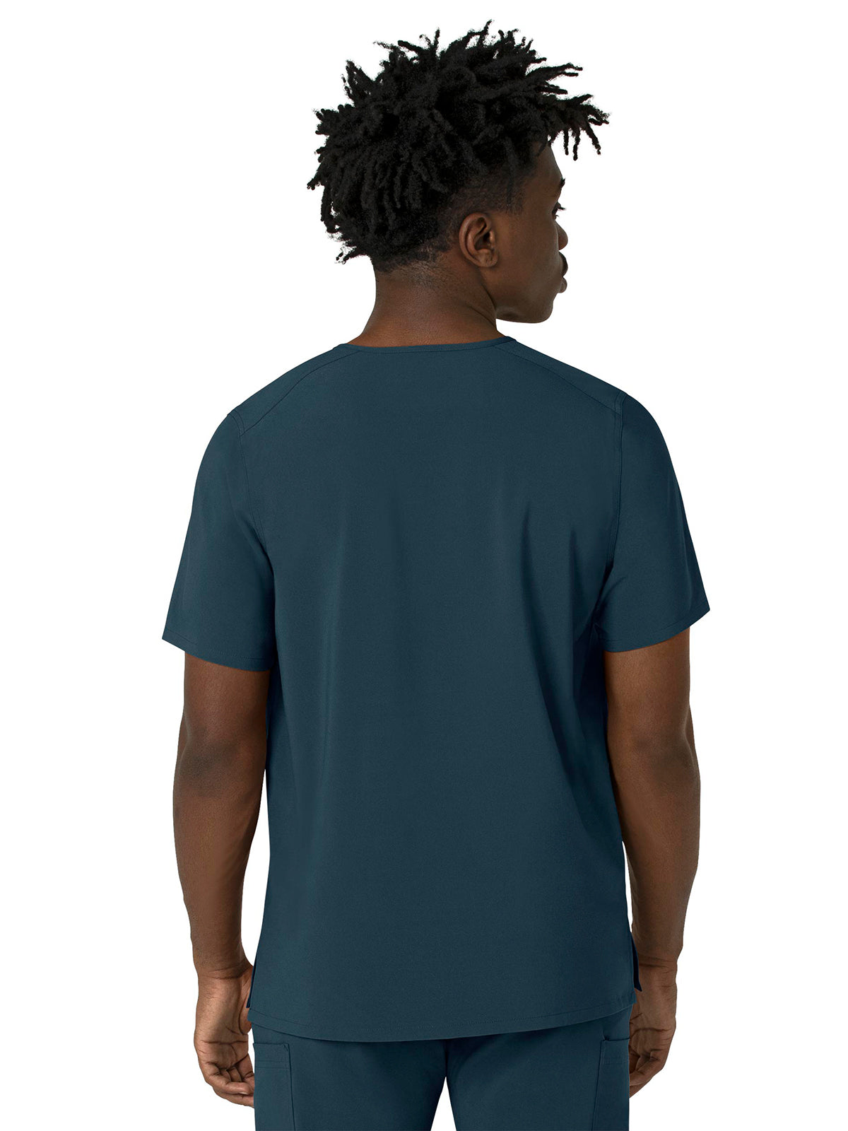 Men's Three-Pocket V-Neck Scrub Top