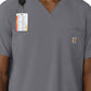 Men's Three-Pocket V-Neck Scrub Top