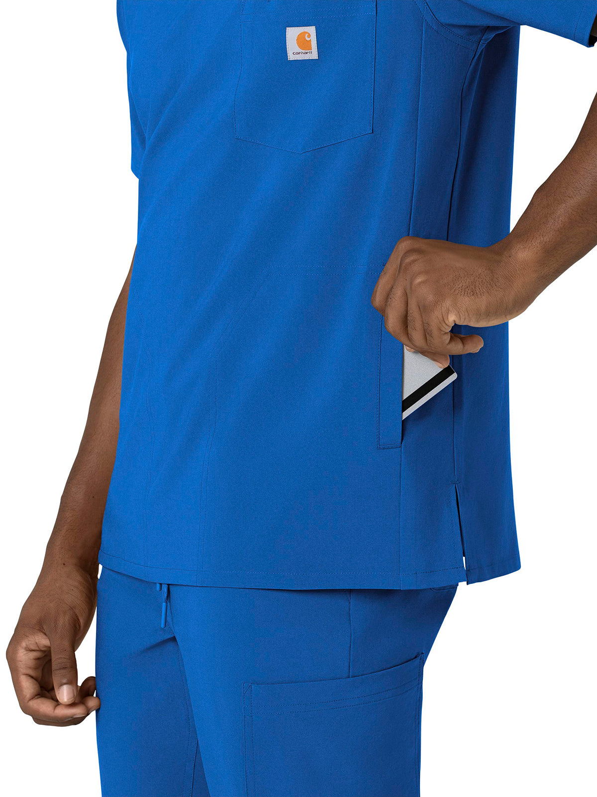 Men's Three-Pocket V-Neck Scrub Top