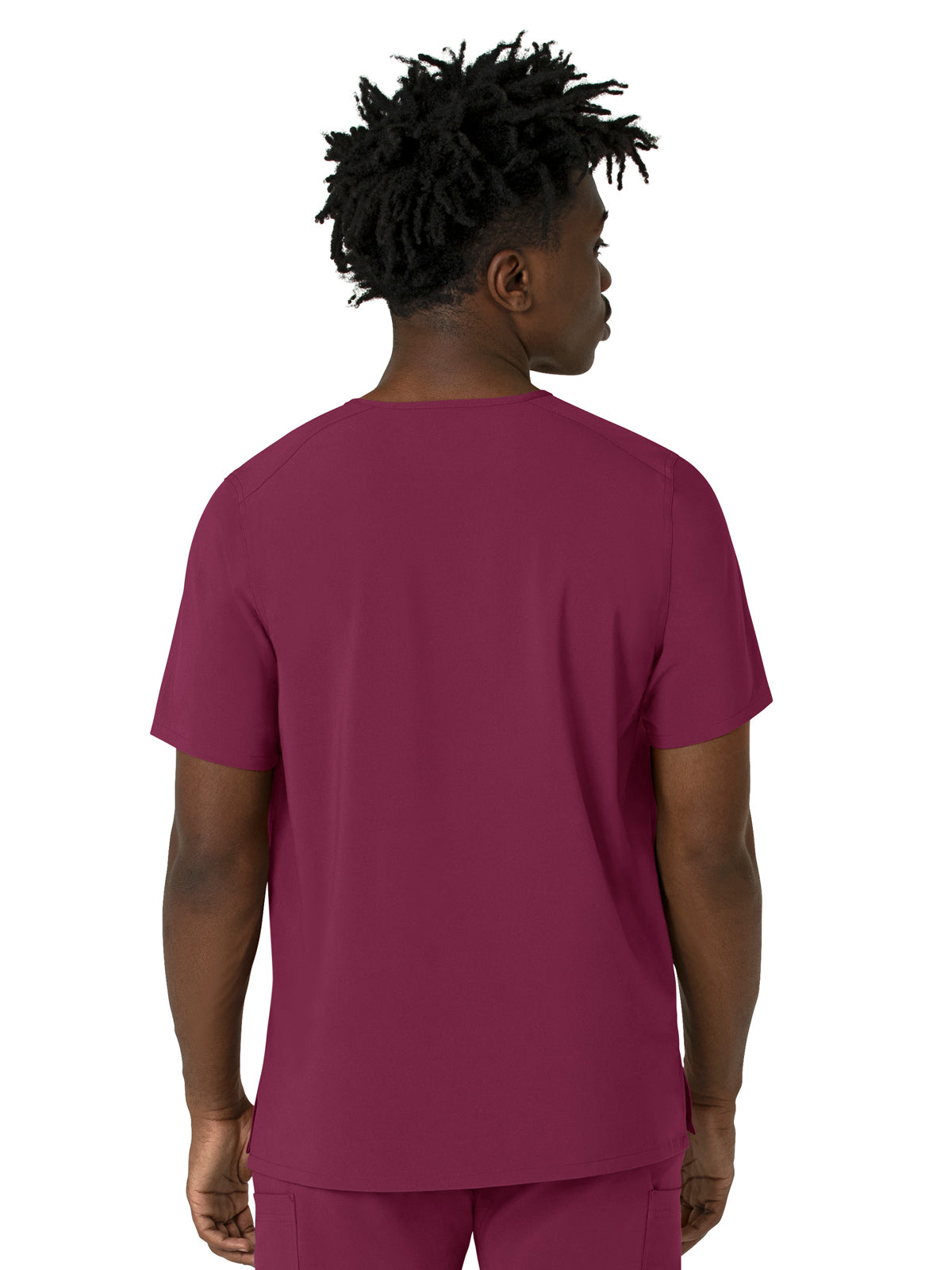 Men's Three-Pocket V-Neck Scrub Top