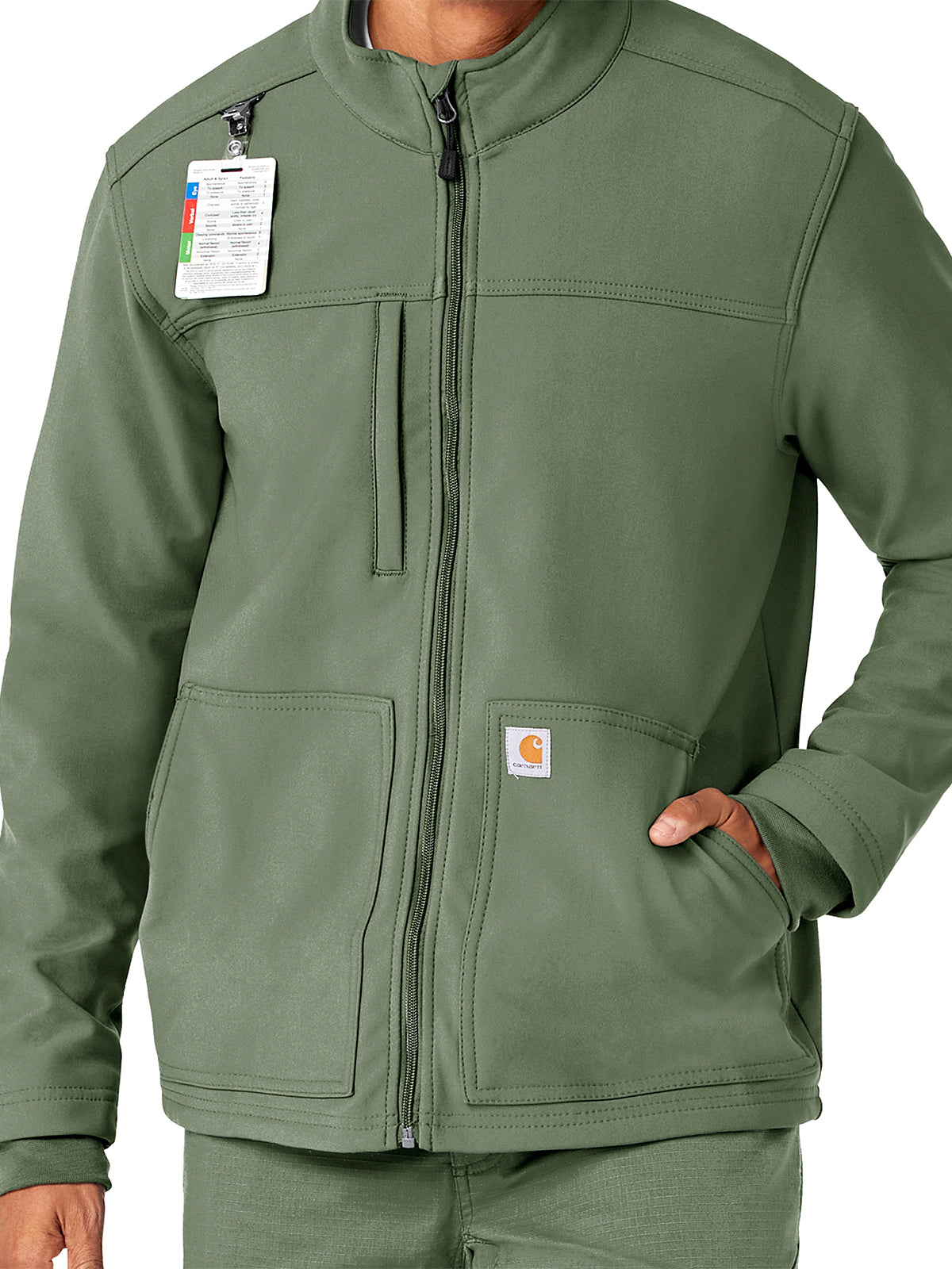 Men's Three-Pocket Bonded Fleece Jacket