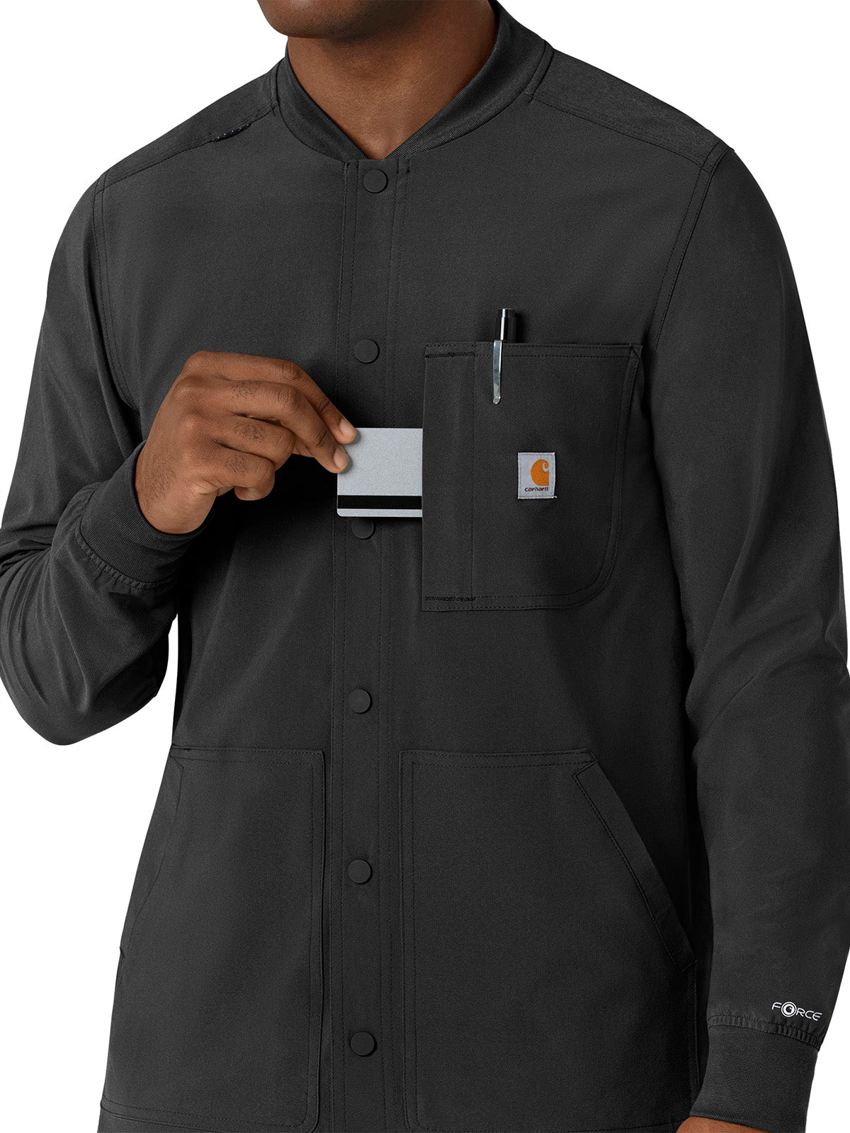 Men's Five-Pocket Modern Fit Shirt Jacket