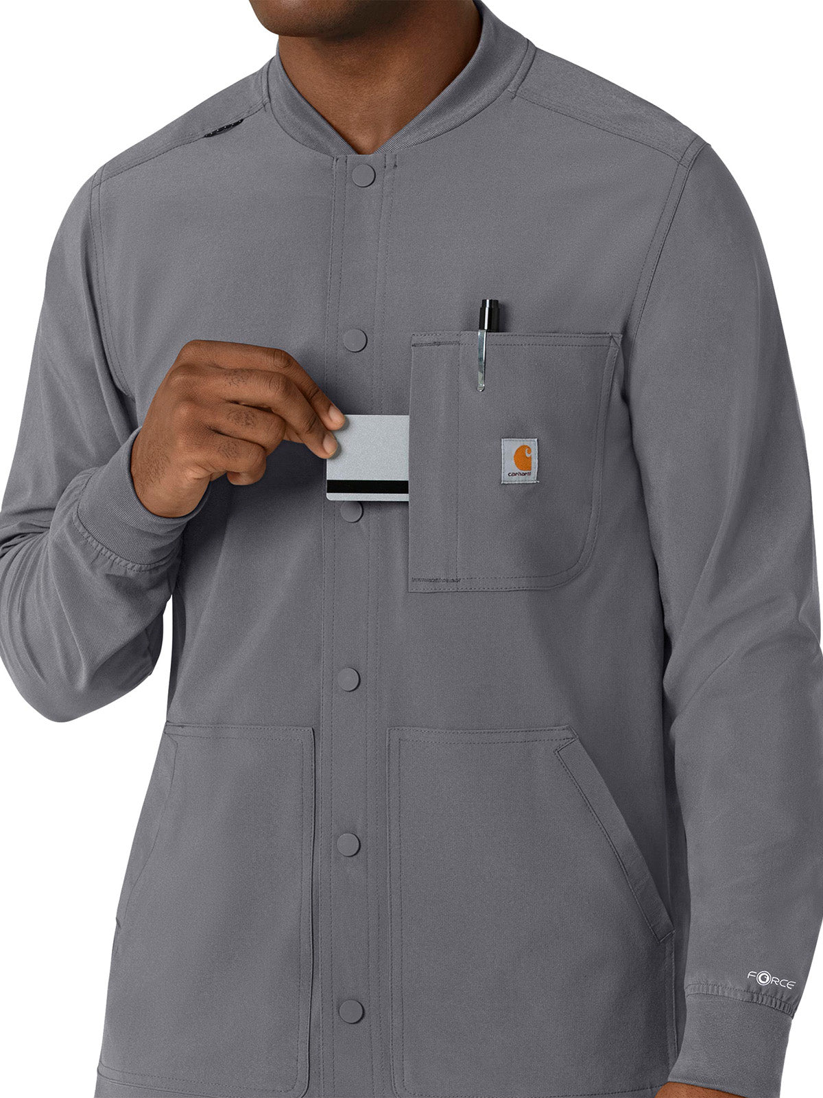 Men's Five-Pocket Modern Fit Shirt Jacket