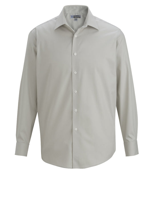 Men's Wrinkle Free Spread Collar Shirt