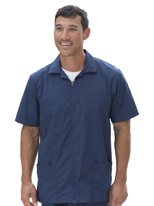 Men's Zip-Front Service Shirt