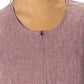 Women's Scoop Neck Full-Zip Tunic