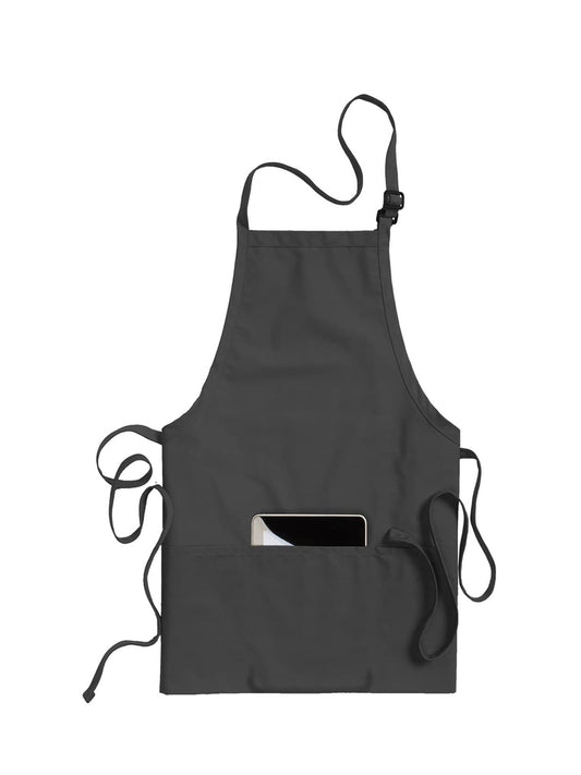 Unisex 3-Pocket Bib Apron