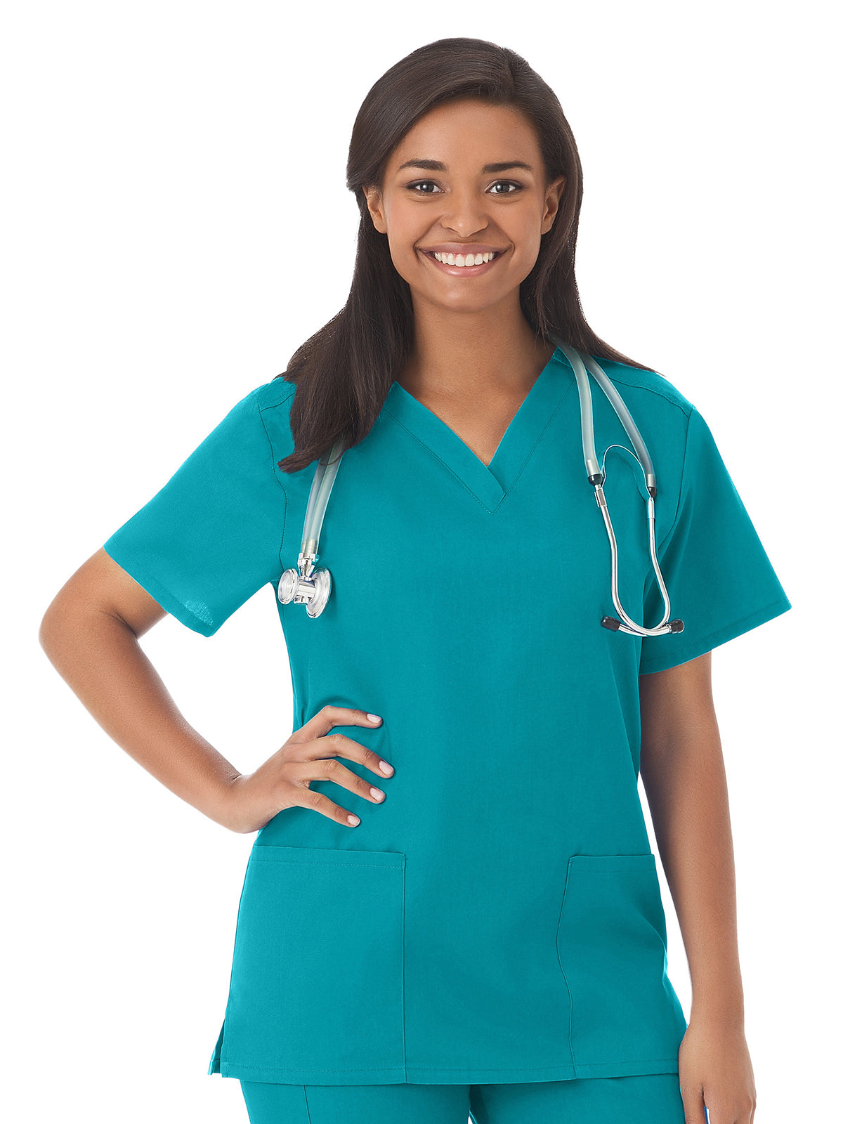 Women's 2-Pocket Scrub Top