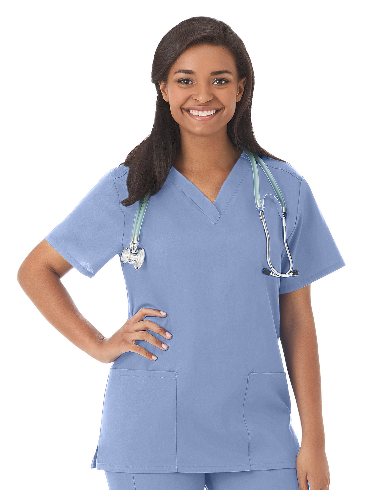 Women's 2-Pocket Scrub Top