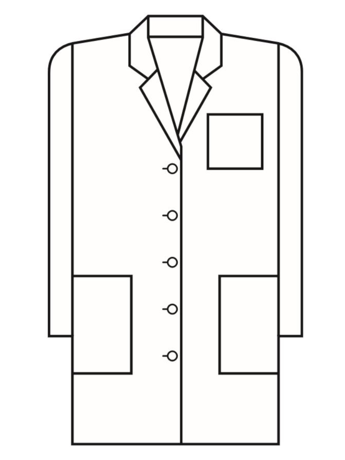 Women's Three-Pocket 37" Full-Length Lab Coat