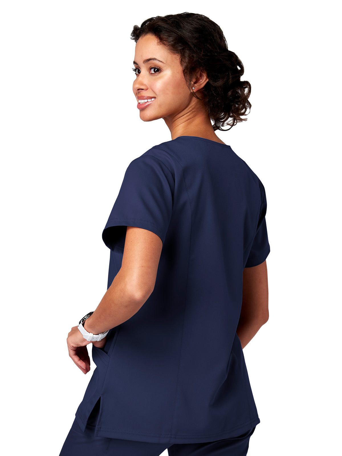 Women's 2-Pocket Ventral V-Neck Top