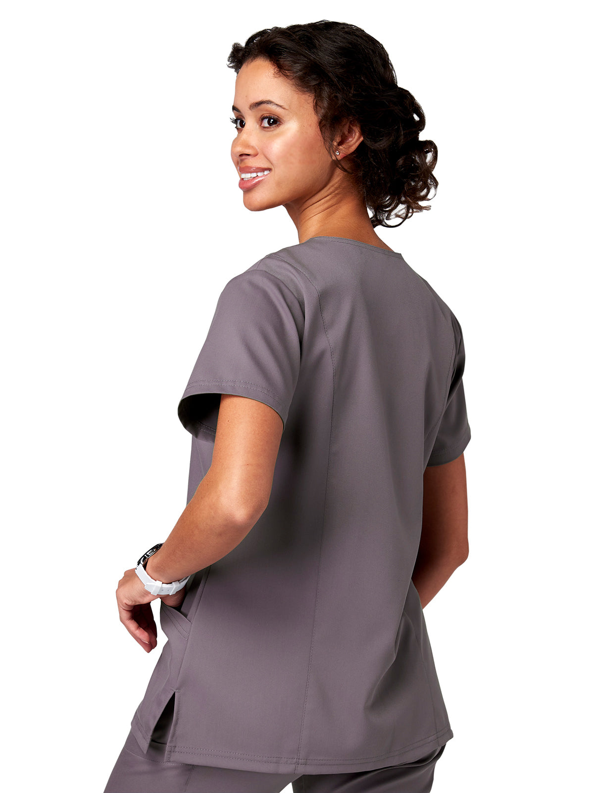 Women's 2-Pocket Ventral V-Neck Top