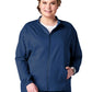 Unisex 2-Pocket Zip Front Scrub Jacket