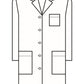 Women's Five-Pocket 37" Full-Length Lab Coat