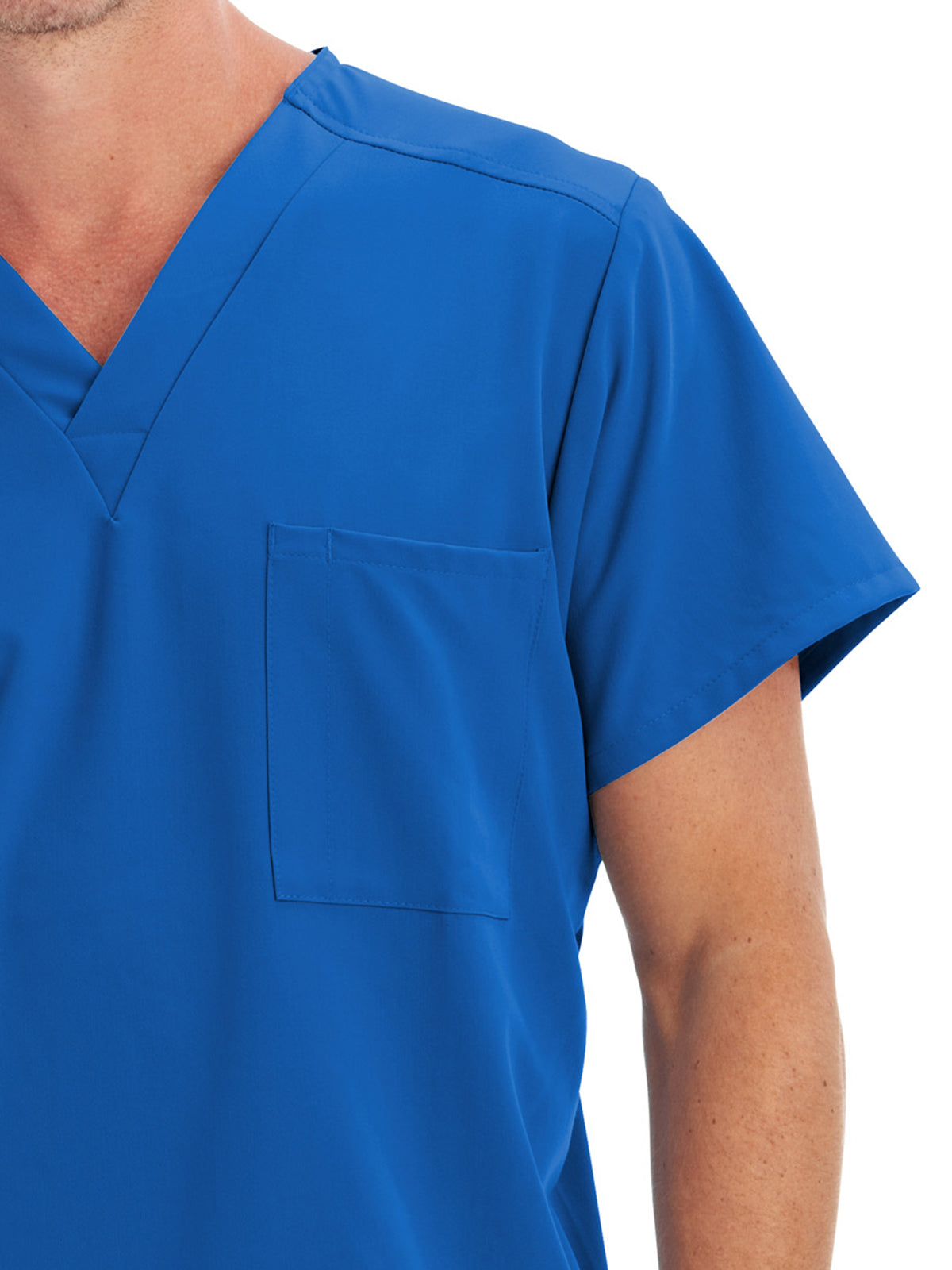 Unisex 1-Pocket V-Neck Scrub Top