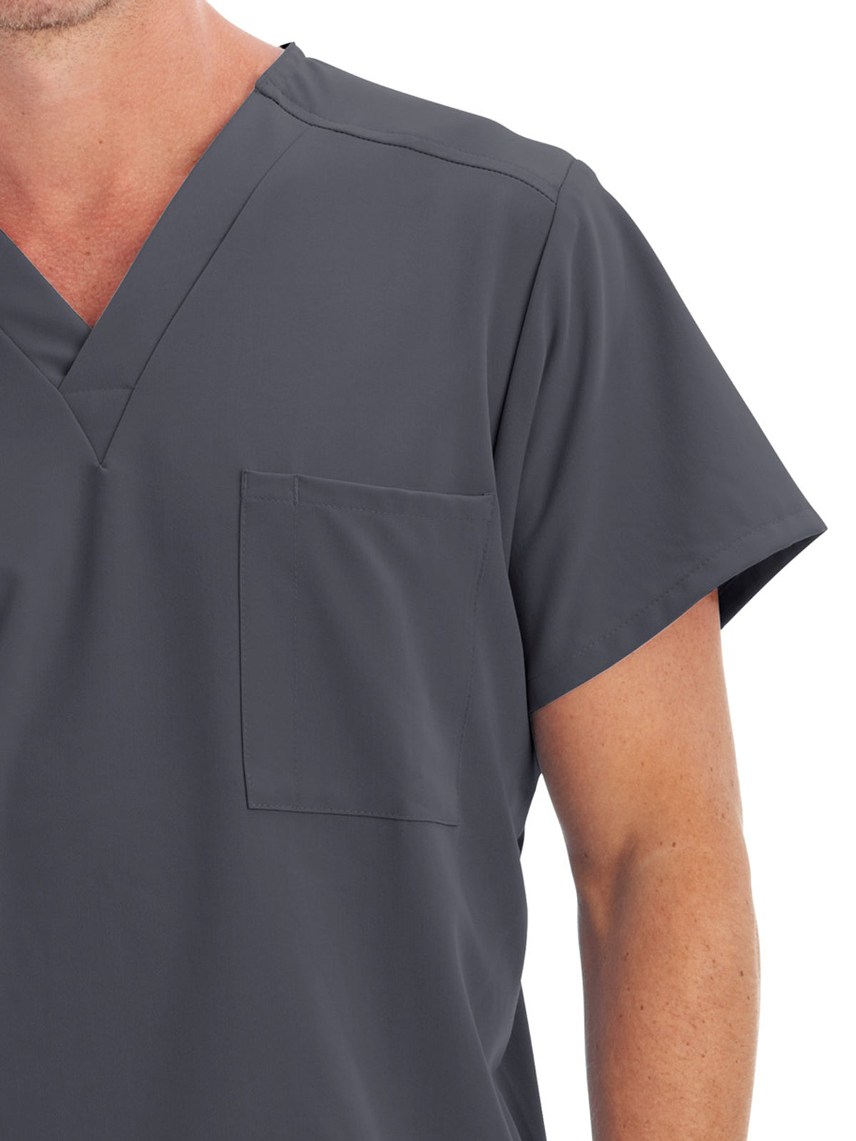 Unisex 1-Pocket V-Neck Scrub Top