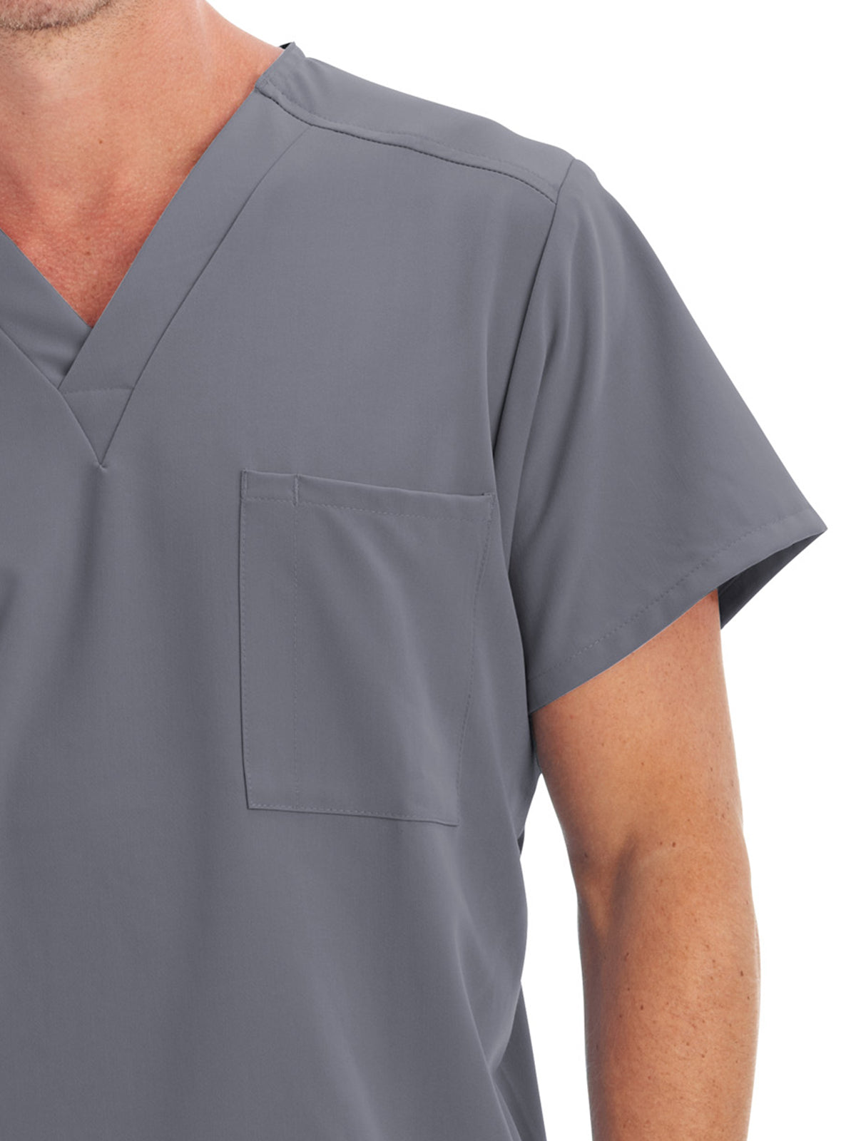 Unisex 1-Pocket V-Neck Scrub Top