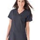 Women's 4-Pocket Highcross Neck Scrub Top