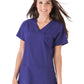 Women's 4-Pocket Highcross Neck Scrub Top