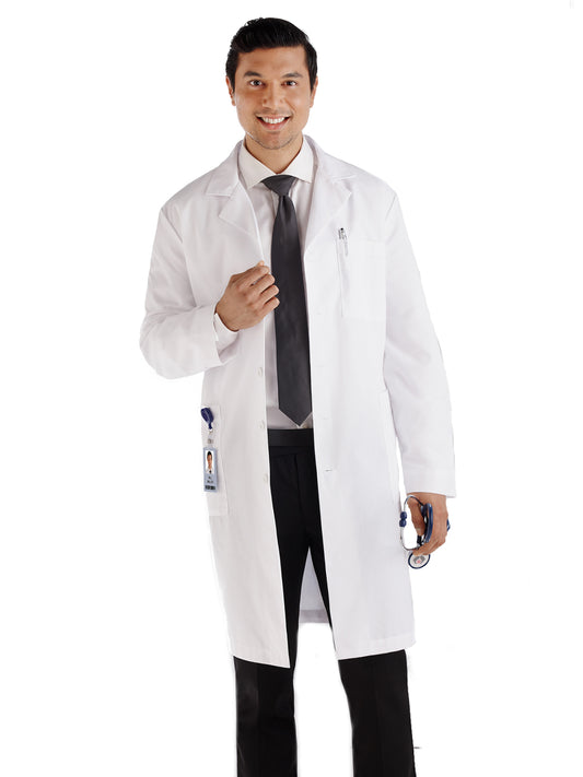 Men's Five-Pocket 40" Full-Length Long Lab Coat