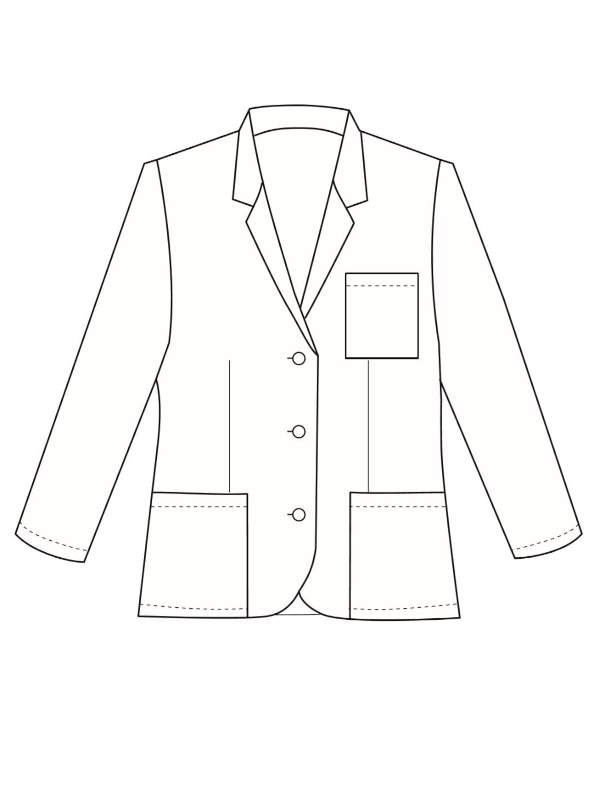 Women's Seven-Pocket Pad® 28" Consultation Lab Coat