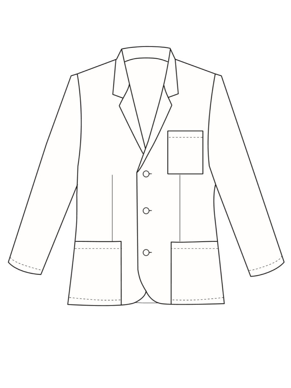 Men's Seven-Pocket iPad® 30" Consultation Lab Coat