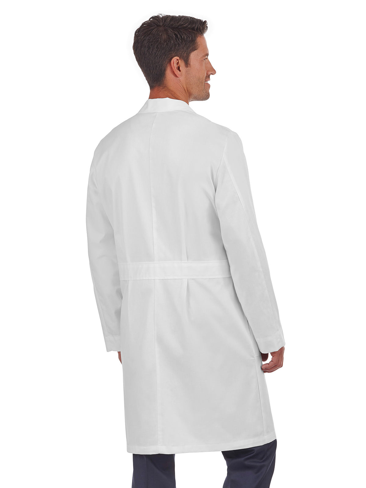 Men's Knot Button Five-Pocket 40" iPad® Lab Coat