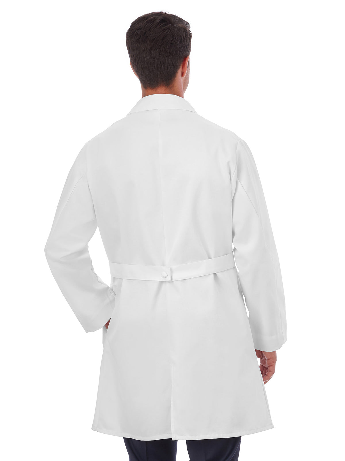 Unisex Five-Pocket 44" Full-Length Lab Coat