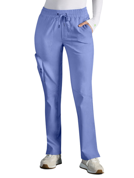 Women's Veronica Drawstring Straight Leg Scrub Pant