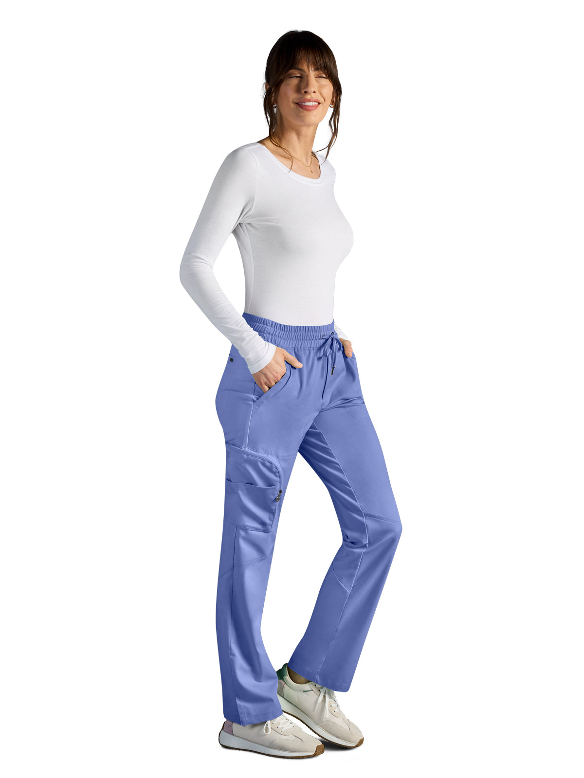 Women's Veronica Drawstring Straight Leg Scrub Pant