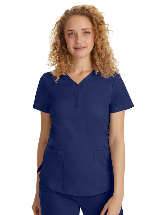 Women's Triple-Needle Stitching Top