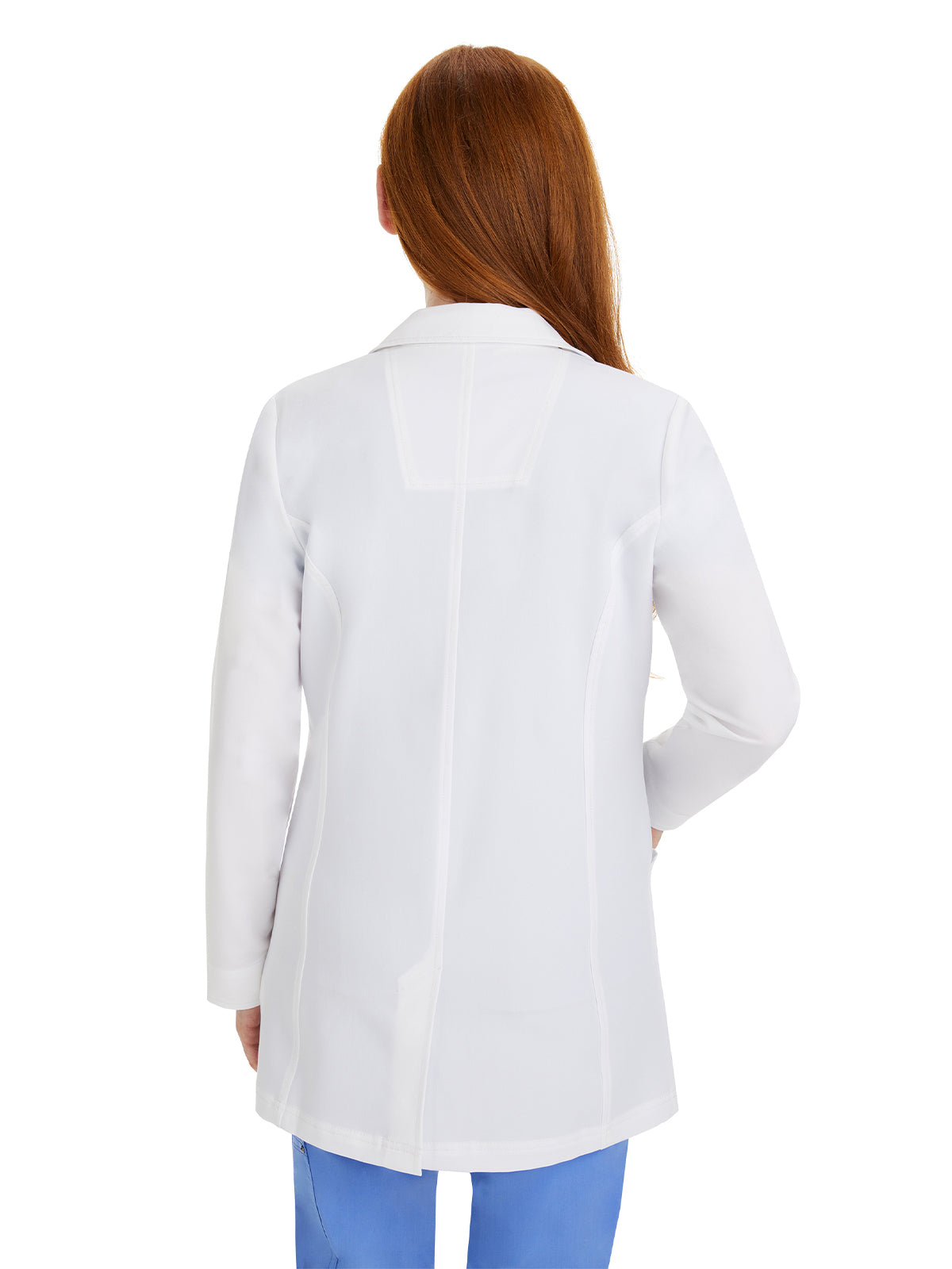 Women's Two-Pocket 31" Consultation Notched Collar Lab Coat