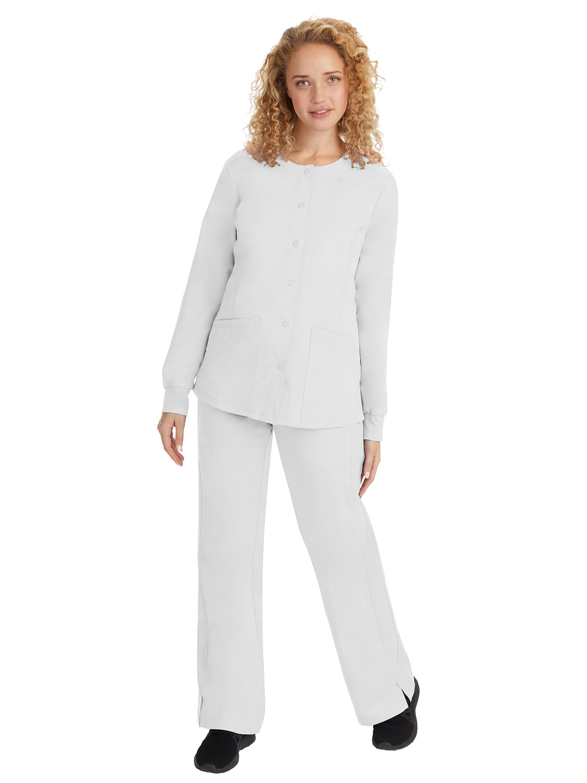 Women's Snap-Front Scrub Jacket