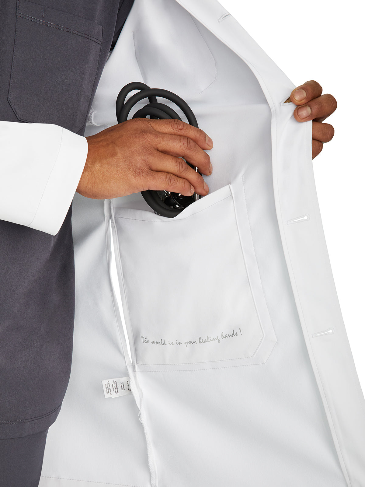 Men's Six-Pocket 38.5" Luke Lab Coat